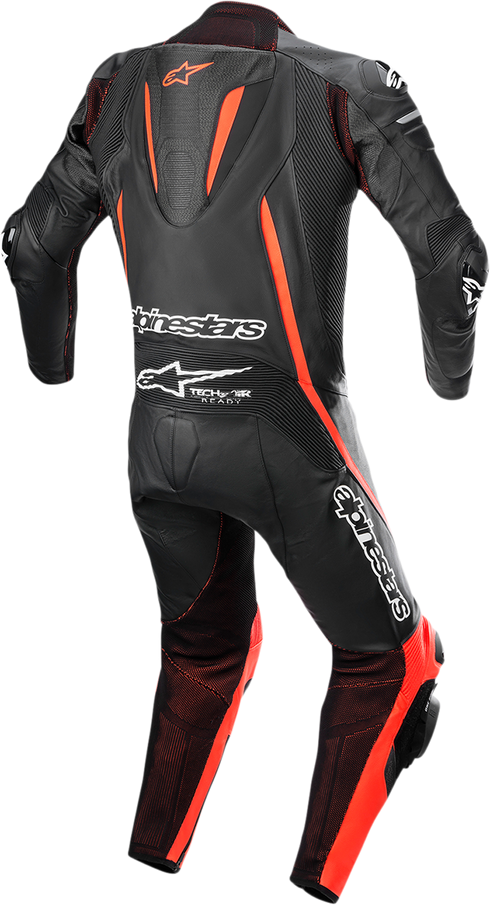 ALPINESTARS Fusion 1-Piece Suit - Black/Red Fluo - US 44 / EU 54 3153022-1030-54