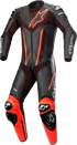 ALPINESTARS Fusion 1-Piece Suit - Black/Red Fluo - US 42 / EU 52 3153022-1030-52