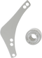 ARLEN NESS Replacement Breather Bolt Cover Plate - Inverted/Method/Clear Tear/Sidekick - Left - Chrome 600-053