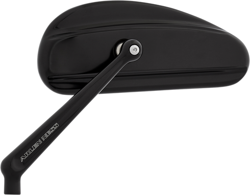 ARLEN NESS Mirrors - Downdraft - Side View - Elongated - Black 510-026