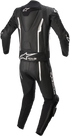 ALPINESTARS Missile v2 2-Piece Leather Suit - Black/White - US 48 / EU 58 3160122-12-58