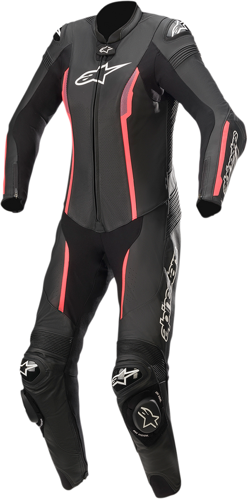 ALPINESTARS Stella Missile v2 1-Piece Leather Suit - Black/Pink - US 4 / EU 40 3180122-1838-40