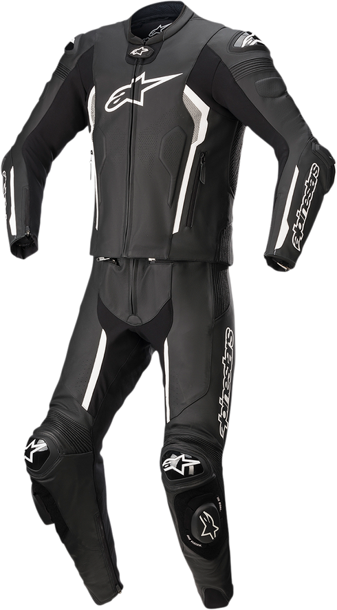 ALPINESTARS Missile v2 2-Piece Leather Suit - Black/White - US 50 / EU 60 3160122-12-60