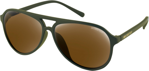 BOBSTER Maverick Sunglasses - Matte Olive - Brown HD Gold Mirror Lens BMAV102HD