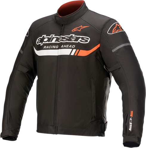 ALPINESTARS T-SP S Ignition Waterproof Jacket - Black/White/Red Fluo - 4XL 3200322-1231-4X