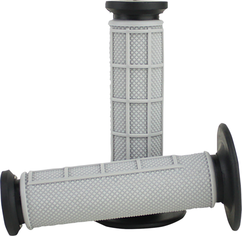 DRIVEN RACING Pro Waffle Grips - Black/Gray D535-BK
