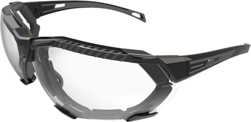 FORCEFLEX FF4 Sunglasses - Foam - Black/Black - Clear Lens FF4-01014-041