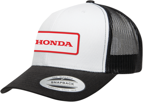 FACTORY EFFEX Honda Throwback Hat - Black/White 25-86304
