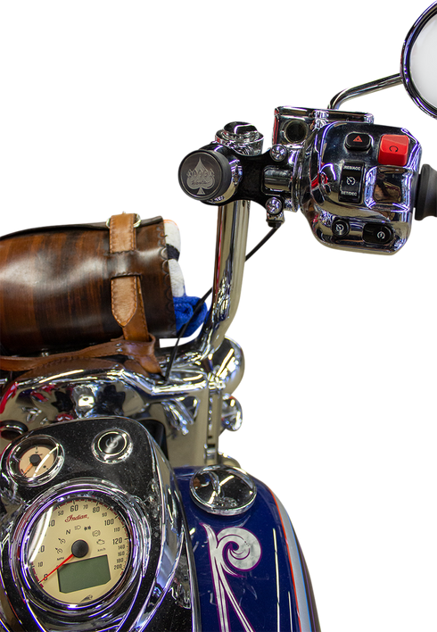 KLOCK WERKS iOmount™ for Indian - Ambidextrous Mount - Black - Touring KWD-04-0606-B