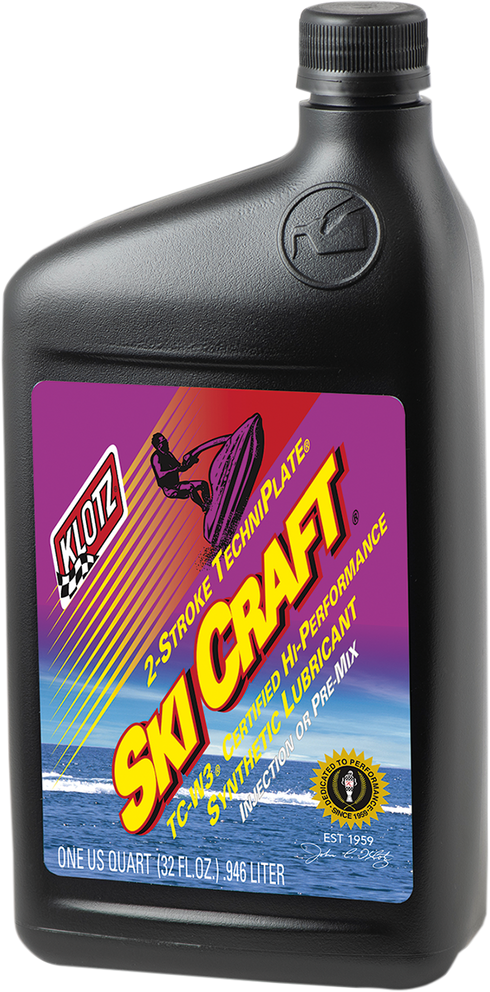 KLOTZ OIL SkiCraft? Synthetic 2-Stroke Oil - 1 U.S. quart KL-306