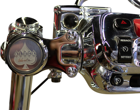 KLOCK WERKS iOmount™ for Indian - Ambidextrous Mount - Chrome - Touring KWD-04-0606-C