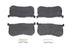 Duro Duro Kevlar Rear Brake Pad Set - 23-0001