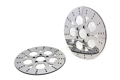 V-Twin 11-1/2 inch Front Brake Disc Set 5-Spoke Style - 23-0033