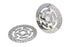 Duro Duro Front Brake Disc Set Polished Stainless Steel - 23-0047