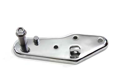 Edart Brake Pedal Mount Plate Rear Chrome - 23-0101