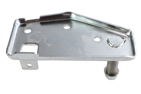 V-Twin Rear Brake Pedal Mount Plate Chrome - 23-0102