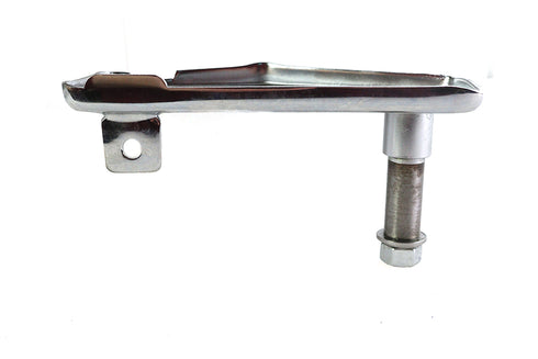 V-Twin Rear Brake Pedal Mount Plate Chrome - 23-0102