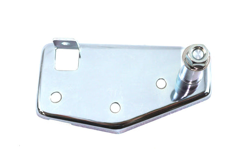 V-Twin Brake Pedal Mount Plate Rear Zinc - 23-0193