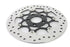 V-Twin Floating Stainless Steel, Black & Polished 11.8 inch Front B - 23-0233