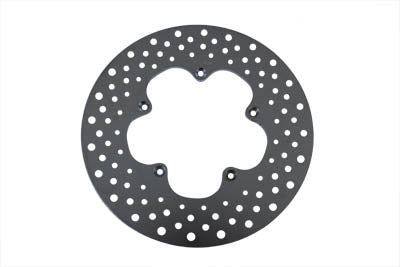 Edart 11-1/2 inch Drilled Front Brake Disc Clover Leaf Style - 23-0302