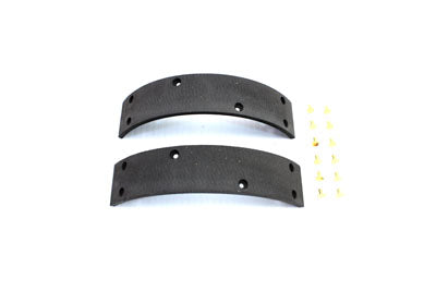 Duro Front Brake Shoe Linings with Rivets - 23-0506
