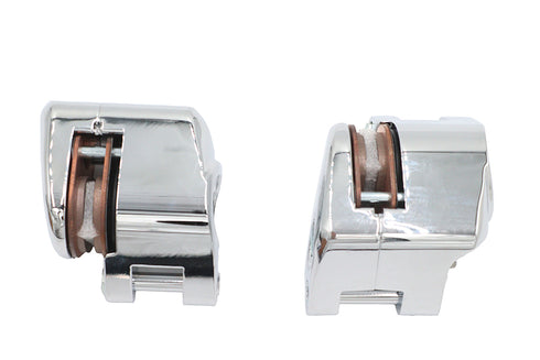 Duro Chrome 1-Piston Front Brake Caliper Set - 23-0550