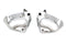 Edart Chrome Front 4 Piston Caliper Set - 23-0581