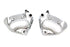 Edart Chrome Front 4 Piston Caliper Set - 23-0581
