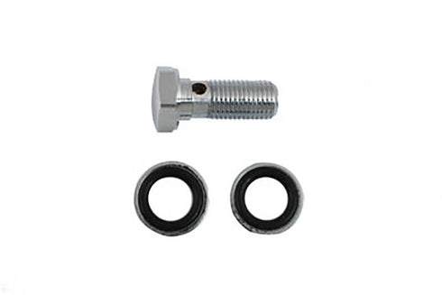Edart Chrome Brake Hose 10mm Banjo Bolt Kit - 23-0612