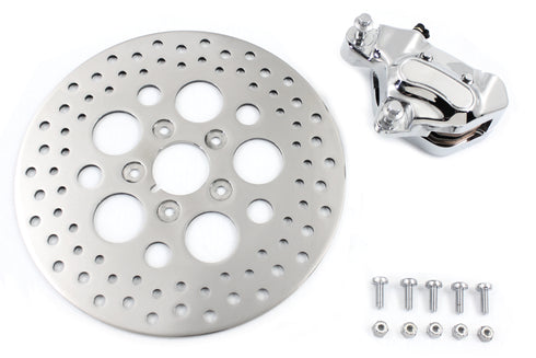 V-Twin Front 4 Piston Brake Caliper and 11-1/2 inch Disc Kit - 23-0649
