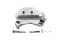 V-Twin Pedal and Master Cylinder Cover Kit Chrome - 23-0672