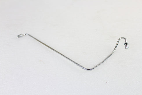 V-Twin Steel Rear Brake Line Chrome - 23-0700
