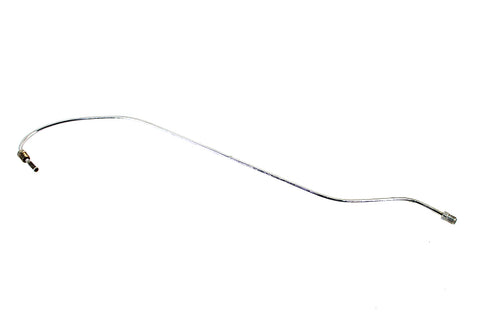 V-Twin Steel Rear Brake Line Chrome - 23-0701