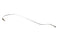 V-Twin Steel Rear Brake Line Chrome - 23-0701