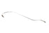 V-Twin Steel Rear Brake Line Chrome - 23-0701