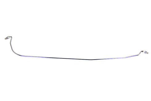 V-Twin Steel Rear Brake Line Chrome - 23-0703