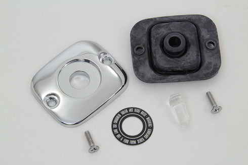 Edart Front Master Cylinder Cover Smooth Chrome - 23-0779