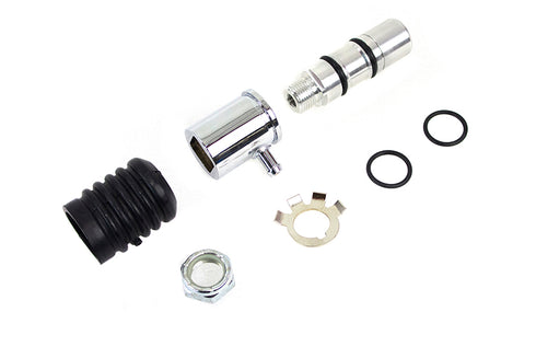 V-Twin Rear Remote Mount Master Cylinder Polished - 23-0813