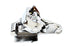 Edart Chrome Rear Caliper with Bracket - 23-0855