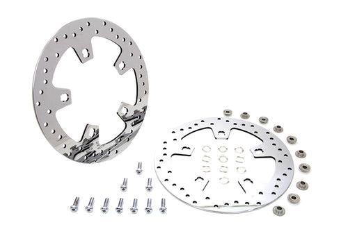 Duro Duro 11.8 inch Front Brake Disc Set Polished - 23-0906