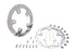 Duro Duro 11.8 inch Front Brake Disc Set Polished - 23-0906