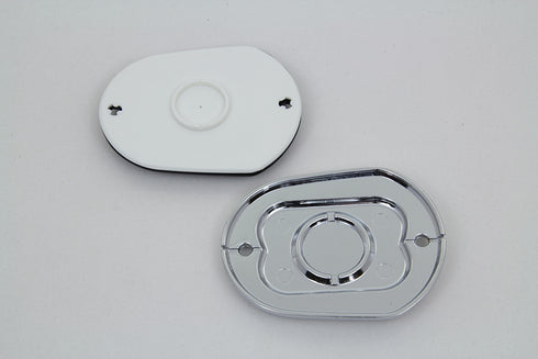 Edart Handlebar Master Cylinder Cover Chrome - 23-0944