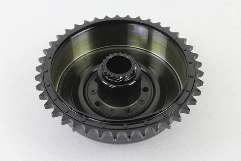 V-Twin Rear Brake Drum Black with Sprocket - 23-1017