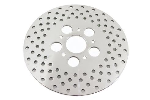V-Twin 10 inch Drilled Front Brake Disc - 23-1020