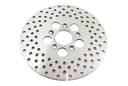 V-Twin 10 inch Drilled Front Brake Disc - 23-1020