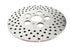 V-Twin 10 inch Drilled Front Brake Disc - 23-1020
