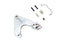 V-Twin Softail Rear Caliper Bracket Chrome - 23-1287