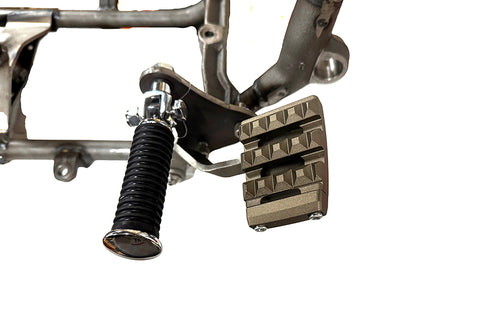 V-Twin Grate Brake Pedal Pad Small Bronze - 23-1329