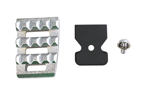 V-Twin Grate Brake Pedal Pad Small Chrome - 23-1337