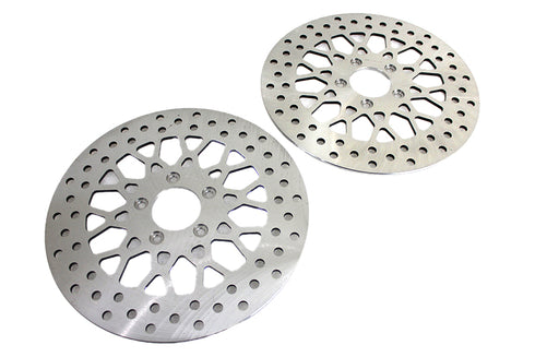 Duro Duro 11.8 inch Front Brake Disc Set X-Spoke Style - 23-1537
